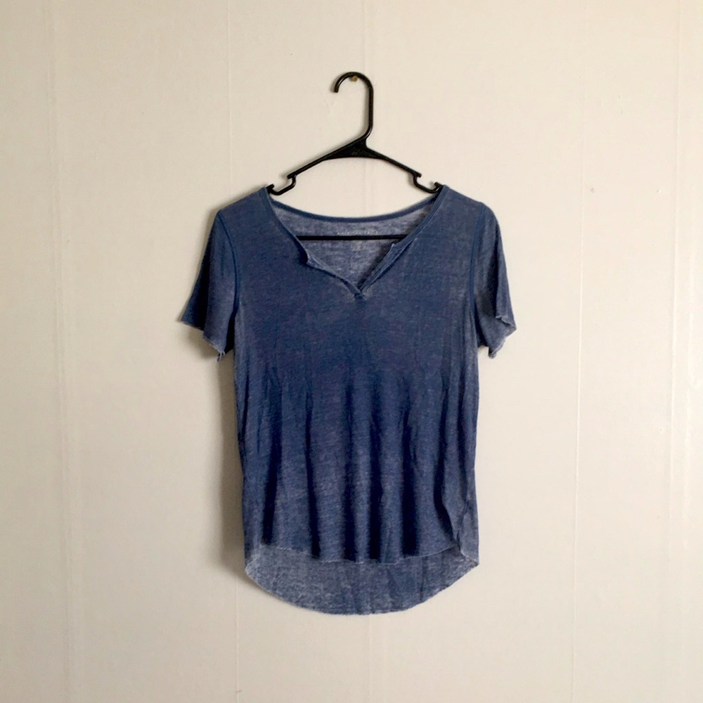 S Blue American Eagle Tee